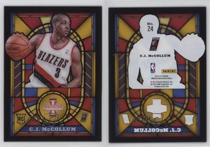 2013-14 Panini Innovation Rookie Stained Glass Gold CJ McCollum #24 RC
