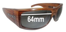 SFx Replacement Sunglass Lenses fits Kaenon Gauge - 64mm Wide