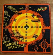 Nerf Blaster Target Practice 32"x32" Wall Floor Rug Mat