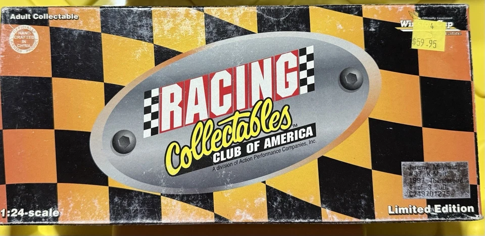 Jeremy Mayfield #37 RC Cola K-Mart 1997 Ford Thunderbird Action 1/24 - Image 2 of 3