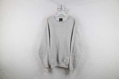 Vtg 90s USA Olympics Mens Large Distressed Crewneck Sweatshirt Heather Gray USA