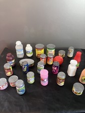 Big Lot of Various Play Kitchen Refrigerator Items Food Toys Pretend Play Food