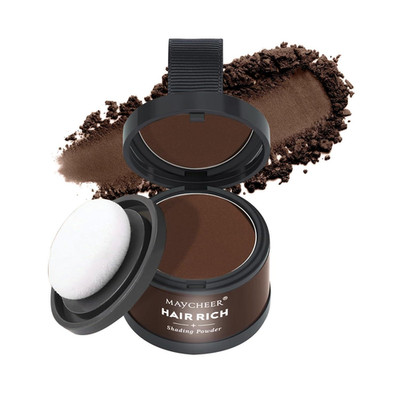 Maycheer Hairline Shadow Powder - Unisex Root Touch up Hair Powder (Dark Brown,