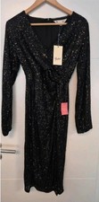 Yumi Paillettenkleid Schwarz Silber – Gr. S/36 – Neu mit Etikett – Abendkleid