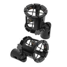 2 Pcs Mic Shock Mount Microphone Anti Shockproof Holder Stand