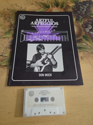 Don Mock Artful Arpeggios For Jazz Guitar Rare Book,tabs,cassette,1977 Edition 