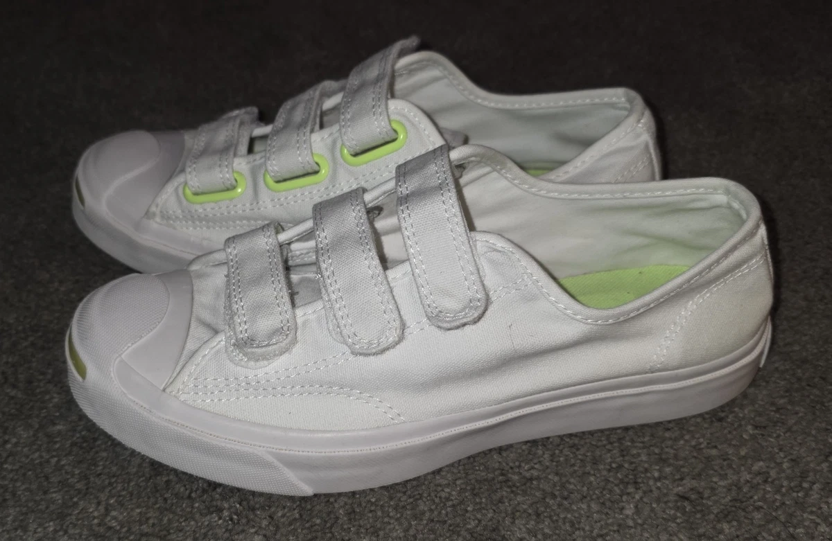 Converse Jack Purcell Low Easy-On White Ghost Green Herren 6,5 / Wo’s 8