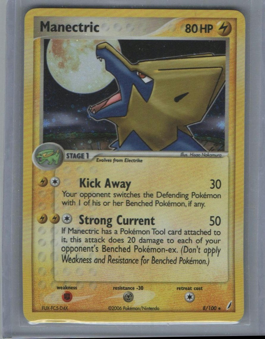NM Manectric - #8/100 Crystal Guardians Holo Rare Holo