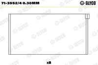 Glyco 71-3952/4 0.30Mm Pleuellager FüR CitroËN Passend FüR Fiat Ford Lancia