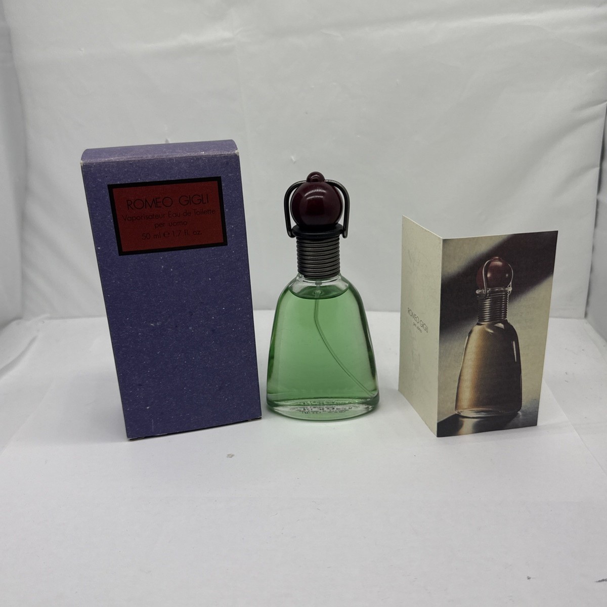 香水(男性用) Romeo Gigli Uomo: Green Vintage Artifact romeo gigli per uomo romeo gigli EDT 50ml/1.7oz Spray For Men | eBay