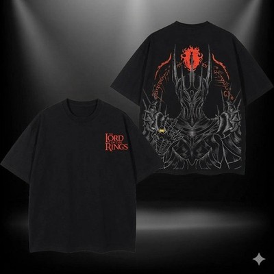 Lord Sauron Lord Of The Rings Fantasy Graphic Tee Mens T-Shirt Version 2
