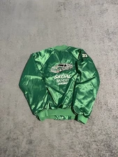 Vintage Skoal Bandit Racing Jacket Size Medium Harry Gant #33 USA Made NASCAR