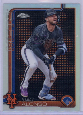 Pete Alonso Lightboard Team Logo Variation SSP 2025 Topps Chrome #136