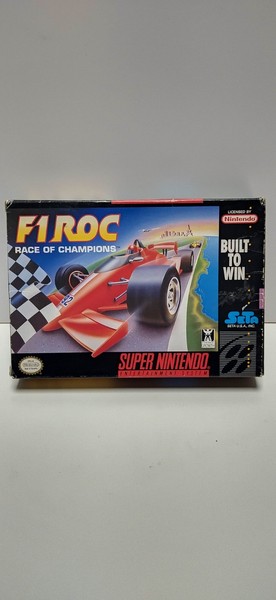 F1 Roc Race of Champions super nintendo snes usa ntsc