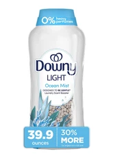 Downy Light Laundry In-Wash Scent Booster Beads, Ocean Mist Scent, 39.9 oz