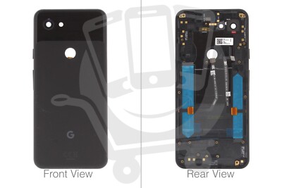 Offizielles Google Pixel 3a ROW Jet Black Rückseite / Akkudeckel - 20GS4BW0003