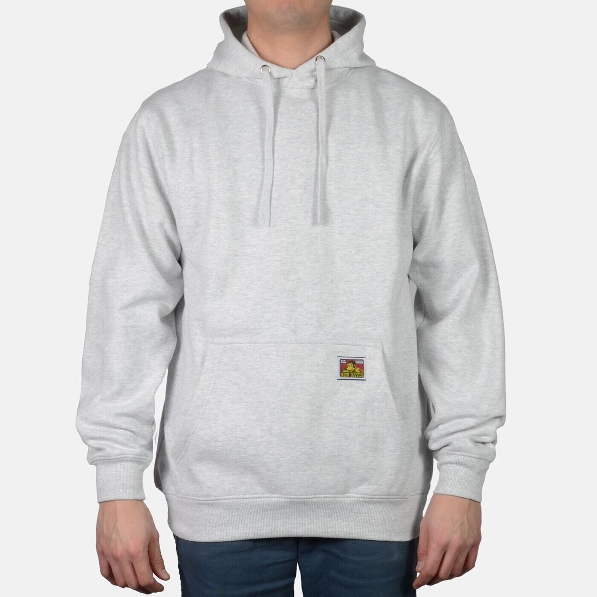 BEN DAVIS Men's Lumberjack Gorilla Logo Hoodie | 8 Oz. 50/50 Cotton Blend Pullover Sweatshirt