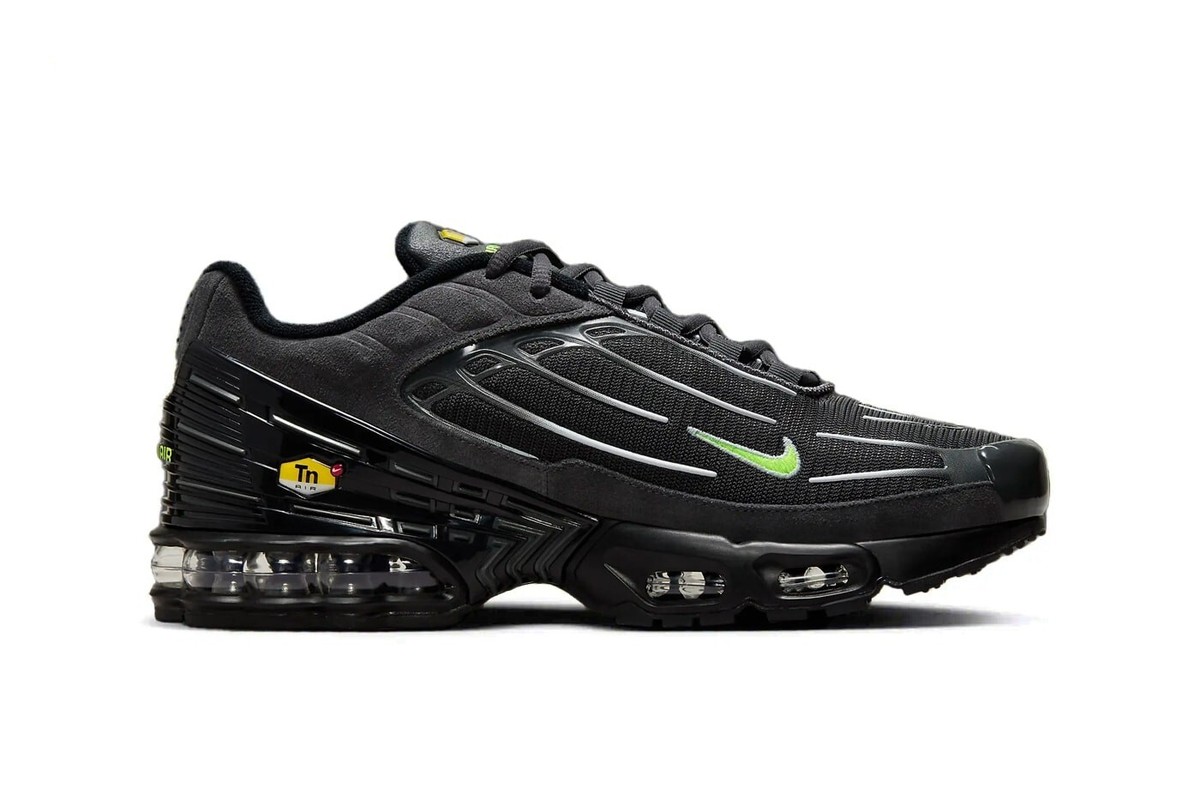 Nike Air Max Plus UK EUR Anthracite Volt Pure Platinum