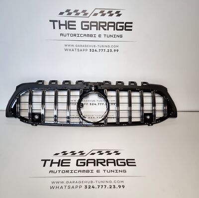 GRIGLIA PANAMERICANA per MERCEDES CLASSE A W177 2018-2023 ANTERIORE SILVER AMG