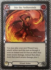 Flesh and Blood Stir the Aetherwinds (ARC131) Arcane Rising Unlim Rainbow Foil