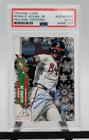 Ronald Acuna Jr. Braves Signed 2020 Topps Holliday Card #HW96 PSA/DNA Braves