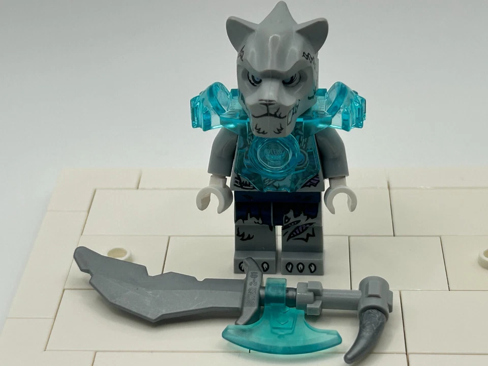 LEGO Sykor sabertooth tiger minifigure heavy armor Legends of Chima 70222 loc132 - Image 2 of 4