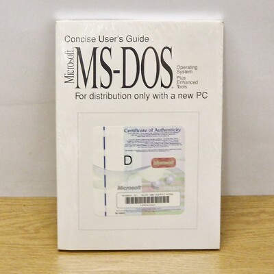 MS-Dos V6.22 Concise User Guide Booklet