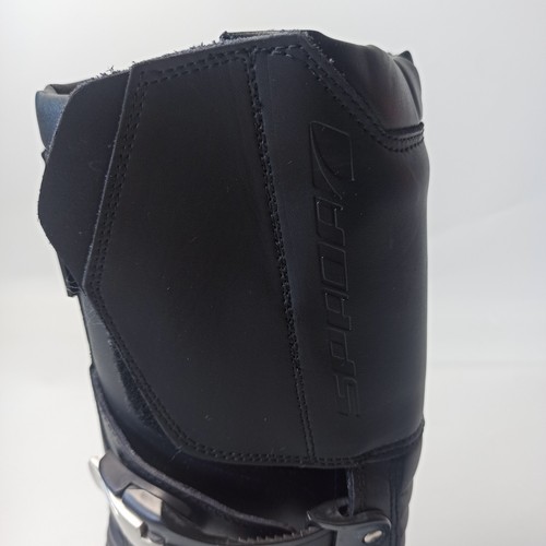 Spada Men's Motorcycle Waterproof Boots Double Buckle - Black - Size 8 UK - New - Picture 8 of 19