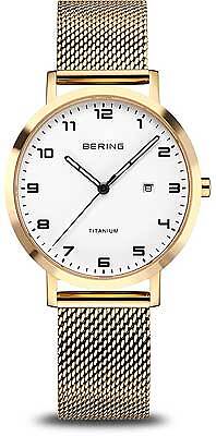 Super Titanium Damenarmbanduhr Titanium Bering 18634-334 Damenuhr