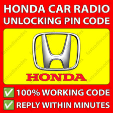 ?HONDA RADIO KEY UNLOCKING PIN CODE CIVIC JAZZ ACCORD HR-V CRV GATHERS PILOT?