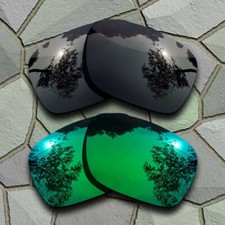 Black Jade Green Polarized Lenses Replacement for-Oakley Crossrange XL OO9360