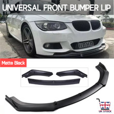 Front Bumper Lip Spoiler Splitter Body Kit Matte Black For VW Polo GTI Scirocco
