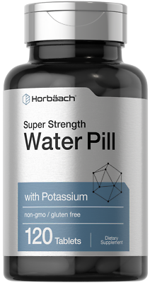 #ad Water Pills Super Strength 120 Tablets Vegetarian Non GMO by Horbaach $10.99