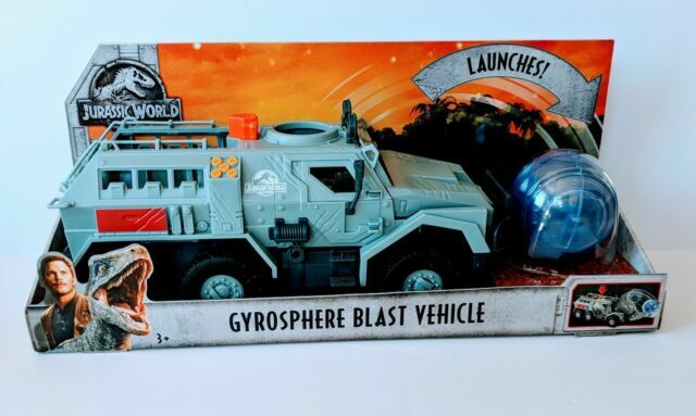 jurassic world gyrosphere blast vehicle