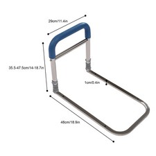 Bed Safety Rails Elderly Adults Bed Assist Rail Bedside Handrail Grab Adjustable