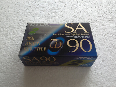 2er-Pack TDK SA 90 MC Kassette Cassette NEU und OVP