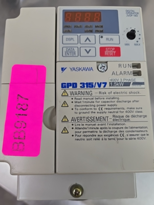 Yaskawa GPD315 V7 CIMR-V7AM40P7 GPD 315/V7 1.5kW Inverter Drive