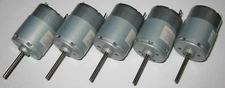 5 X Mabuchi RS-385PH Motor - Long Shaft 2.3mm - 12V DC - Model Train Hobby Motor