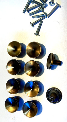 Vintage Ajax Cabinet/ Furniture Replacement Knobs, Satin Burnished Bronze