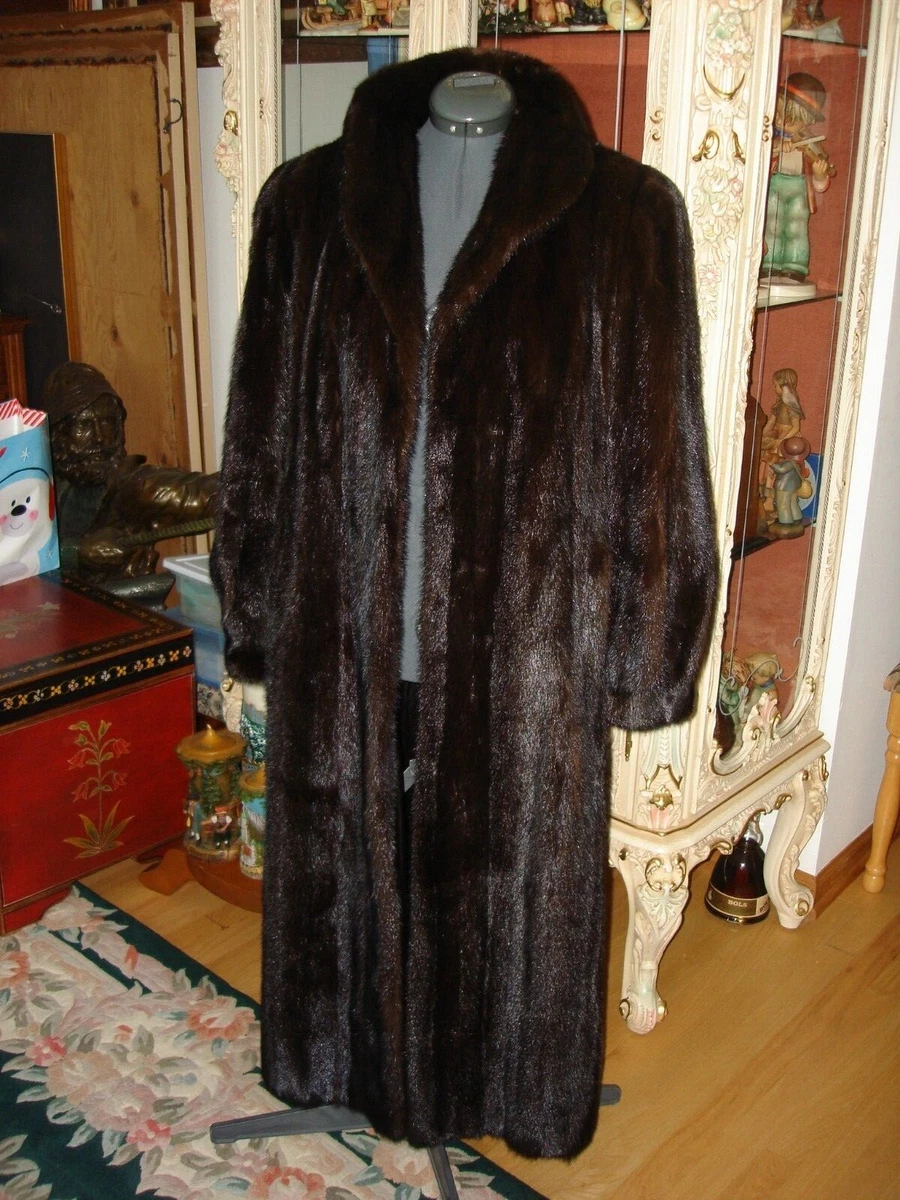 Full length female mink coat cheap