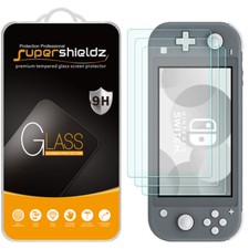 3-Pack Supershieldz Tempered Glass Screen Protector for Nintendo Switch Lite