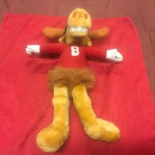 1991 Rocky Bullwinkle Moose Vintage NANCO Plush Stuffed Animal Red Shirt