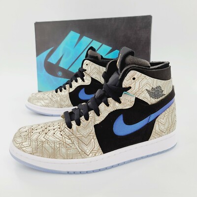 Air Jordan 1 High Zoom Air CMFT Gold Laser DQ0659-700 Mens Size 8 Womens 9.5 INB