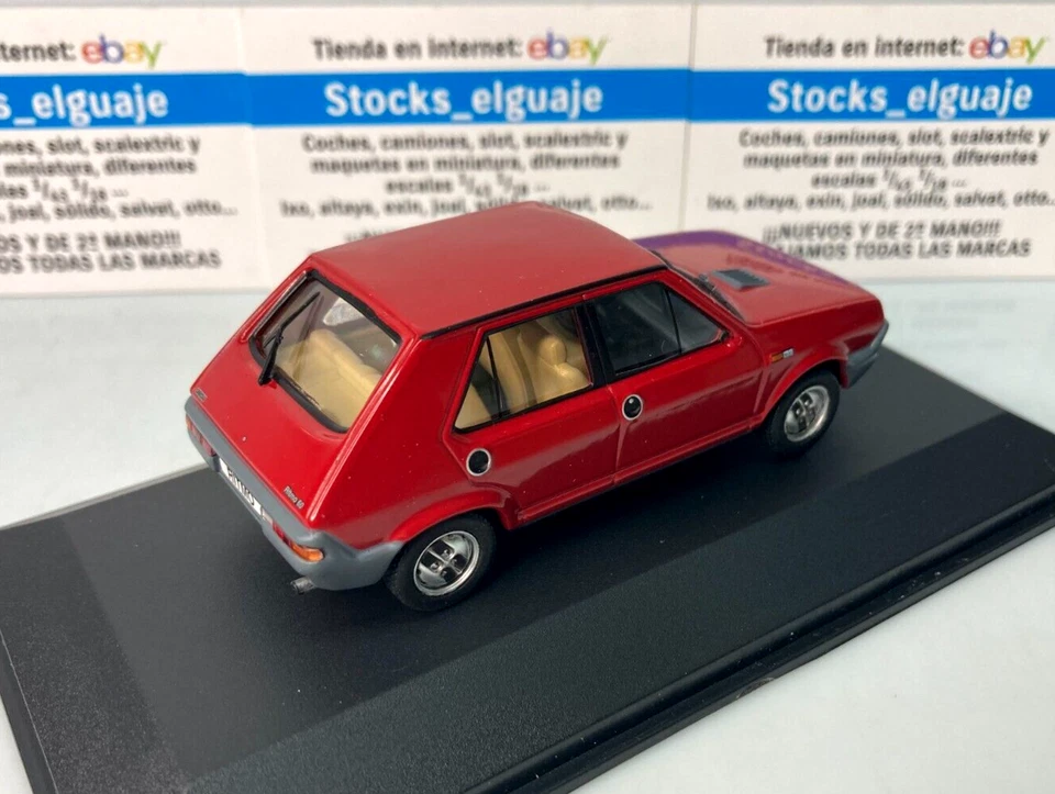 IXO ATLAS 1/43 DIECAST FIAT RITMO 1979 HACHETTE MINIATURA COCHE - Imagen 2 de 3