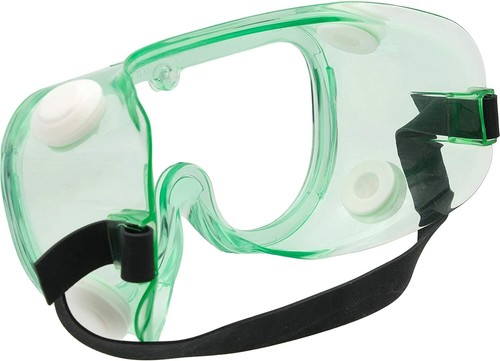 Protective Safety Goggles Anti-Fog Vented, Z87+ Soft Adjustable OTG Wide Lab - Picture 9 of 11