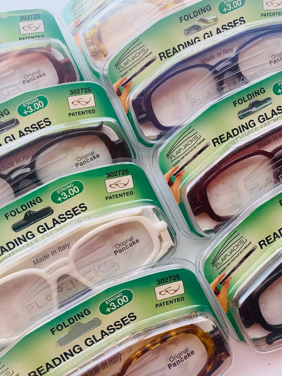 3.00 FLAP JACKS Reading Glasses BRAND NEW SEALED ORIGINAL PACKAGE