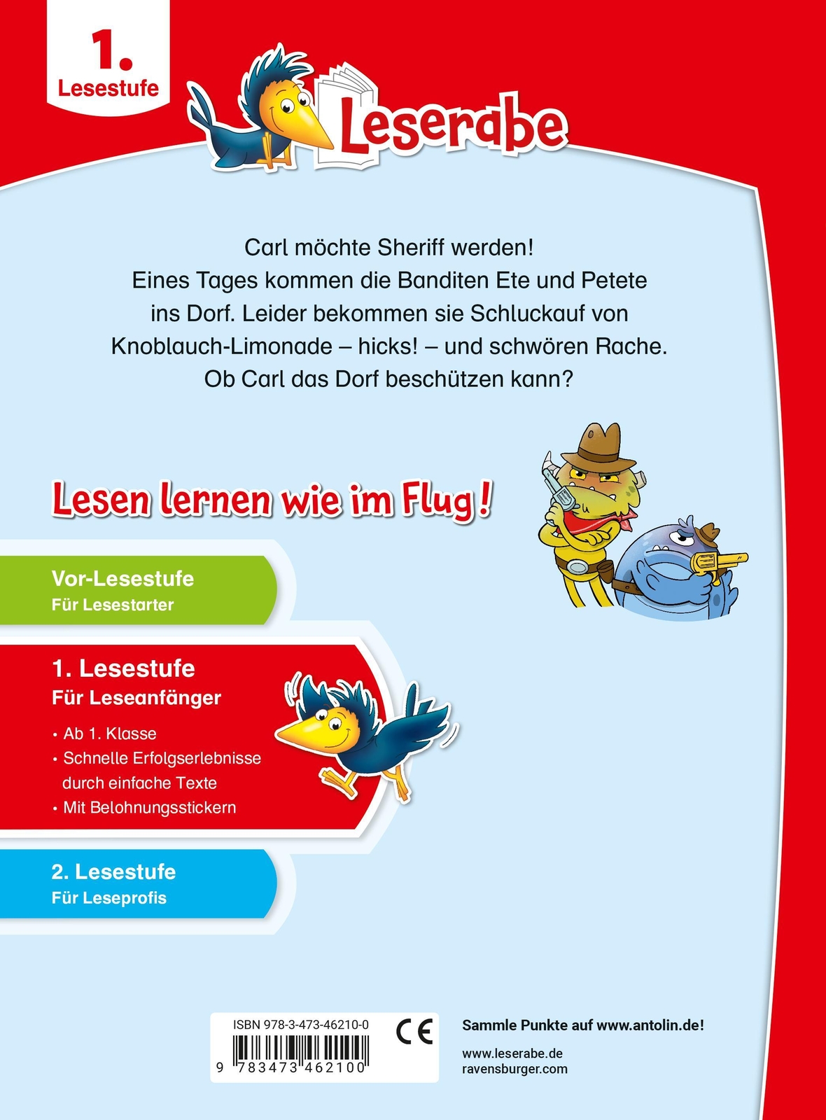 Thumbnail - Der Monster-sheriff - Leserabe Ab Klasse 1- Erstlesebuch Für Kinder Ab