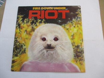 RIOT - FIRE DOWN UNDER - LP VINYL EX/EX 1981 UK