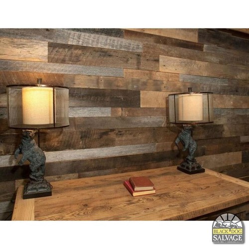 Reclaimed 4" Mixed Barn Wood Shiplap Paneling, 20 sq ft Appalachian Mixed Wood
