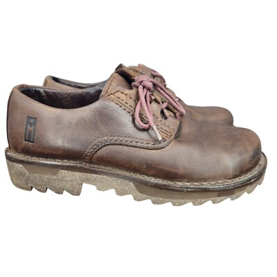 Mozo Oxford Shoes Mens 9.5 Brown Leather Slip Resistant Work  display picture 2